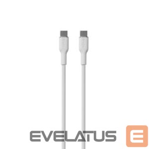 Converter Puro Elektrik  Puro Soft USB-C - USB-C 60W 1.5m silicone cable - white 