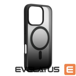 Back panel cover Puro  Puro Gradient MagSafe Silicone Case for iPhone 16 Pro Max - Black 