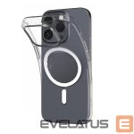 Back panel cover Puro  Puro 03 Mag MagSafe Silicone Case for iPhone 16 Pro Max - Transparent 