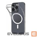 Back panel cover Puro  Puro 03 Mag MagSafe Silicone Case for iPhone 16 Pro - Transparent 