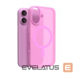 Back panel cover Puro  Puro Daylight MagSafe Silicone Case for iPhone 16 - Pink 