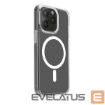 Back panel cover Puro  Puro Lite Mag MagSafe Silicone Case for iPhone 15 Pro - Transparent 