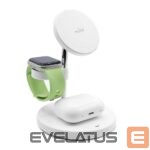 Адаптер Puro Elektrik  Puro Mag Station 3 in 1 Inductive Charger with Stand - White 