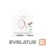 Adapteris Puro Elektrik  Puro Magnetic Wireless Induction Charging Station USB-C, MagSafe compatible, 1m, pink 