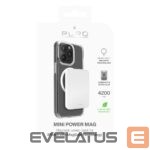 Väline aku Puro Elektrik  Puro Slim Power Mag 4200mAh Power Bank with MagSafe USB-C - White 