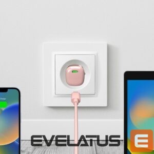 Adapteris Puro Elektrik  Puro 20W GaN USB-C Wall Charger - Pink 