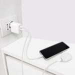 Adapter Puro Elektrik  Puro 25W Power Delivery USB-A USB-C Wall Charger - White 