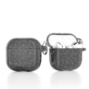 Aizmugurējais vāciņš Hurtel  Glitter Case for AirPods 4 - Black 