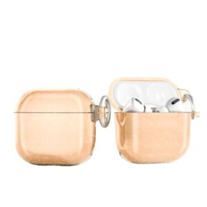 Aizmugurējais vāciņš Hurtel  Glitter Case for AirPods 4 - Gold 