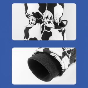 Teised Qunature  Qunature Panda Heat Transfer Ski Gloves Kids Size S - Black/White 