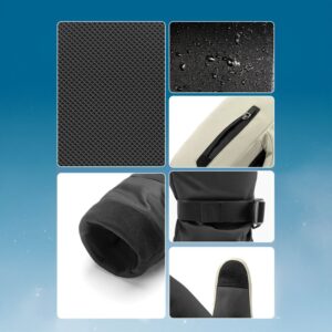 The others Qunature  Qunature Full Length Ski Gloves Size M - Black 