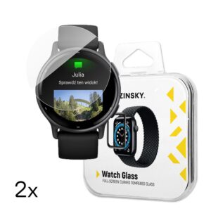 Rihm Wozinsky  Wozinsky Full Glue Tempered Glass for Garmin Vivoactive 5 (2 pcs.) 