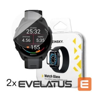 Rihm Wozinsky  Wozinsky Full Glue Tempered Glass for Garmin Forerunner 165 (2 pcs.) 