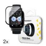 Siksniņa Wozinsky  Wozinsky Full Glue Tempered Glass for Xiaomi Redmi Watch 5 Lite (2 pcs.) 
