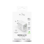 Adapter Puro Elektrik  Puro Super Mini 45W PD GaN USB-C Wall Charger - White 