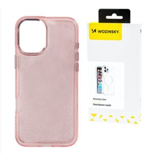 Aizmugurējais vāciņš Wozinsky  Wozinsky Glitter Case for Samsung Galaxy S25 Ultra - Pink with Glitter 