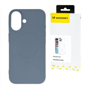 Aizmugurējais vāciņš Wozinsky  Liquid Silicone Case MagSafe for Samsung Galaxy S25 Ultra - Gray 