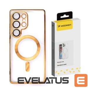 Aizmugurējais vāciņš Wozinsky  Wozinsky Electroplated Case with Magsafe for Samsung Galaxy S25 Ultra - Gold 