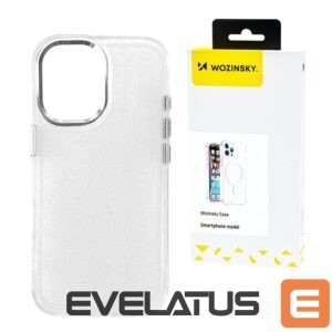 Aizmugurējais vāciņš Wozinsky  Wozinsky Glitter Case for Samsung Galaxy S25+ - Clear with Glitter 