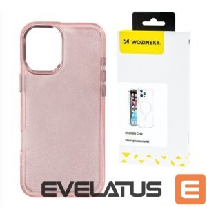 Aizmugurējais vāciņš Wozinsky  Wozinsky Glitter Case for Samsung Galaxy S25+ - Pink with Glitter 