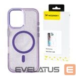 Back panel cover Wozinsky  Wozinsky Glitter Case with Mag Safe for Samsung Galaxy S25+ - Purple with Glitter 