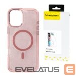 Back panel cover Wozinsky  Wozinsky Glitter Case with Mag Safe for Samsung Galaxy S25+ - Pink with Glitter 