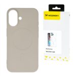 Back panel cover Wozinsky  Wozinsky Silicone Case Magsafe Magnetic Case for Samsung Galaxy S25+ - Beige 