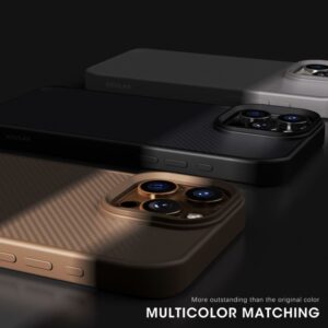 Aizmugurējais vāciņš Wozinsky  Wozinsky Carbon Fiber Case with MagSafe for Samsung Galaxy S25+ - Brown 