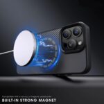 Tagakaaned Wozinsky  Wozinsky Carbon Fiber Case with MagSafe for Samsung Galaxy S25+ - Black 