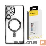 Back panel cover Wozinsky  Wozinsky Electroplated Case with Magsafe for Samsung Galaxy S25+ - Black 