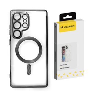 Aizmugurējais vāciņš Wozinsky  Wozinsky Electroplated Case with Magsafe for Samsung Galaxy S25+ - Black 