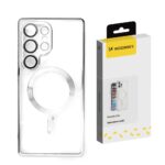 Чехол на заднюю панель Wozinsky  Wozinsky Electroplated Case with Magsafe for Samsung Galaxy S25+ - silver 