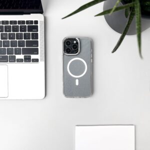 Aizmugurējais vāciņš Wozinsky  Wozinsky Glitter Case with Mag Safe for Samsung Galaxy S25 - Clear with Glitter 