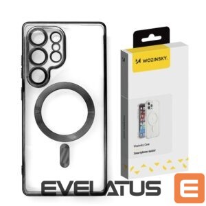 Aizmugurējais vāciņš Wozinsky  Wozinsky Electroplated Case with Magsafe for Samsung Galaxy S25 - Black 