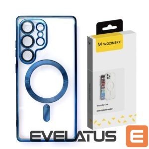 Aizmugurējais vāciņš Wozinsky  Wozinsky Electroplated Case with Magsafe for Samsung Galaxy S25 - Blue 