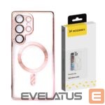 Чехол на заднюю панель Wozinsky  Wozinsky Electroplated Case with Magsafe for Samsung Galaxy S25 - Pink 