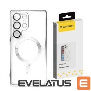 Aizmugurējais vāciņš Wozinsky  Wozinsky Electroplated Case with Magsafe for Samsung Galaxy S25 - silver 