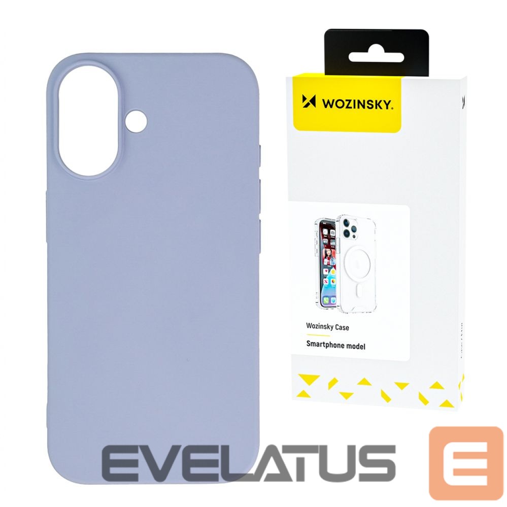 Back panel cover Wozinsky Wozinsky Silicone Case for Samsung Galaxy S24 FE - Purple