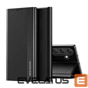 Nugarėlės dėklai Hurtel  Sleep Case Pro Cover with Flip and Stand for Samsung Galaxy A56 - Black 