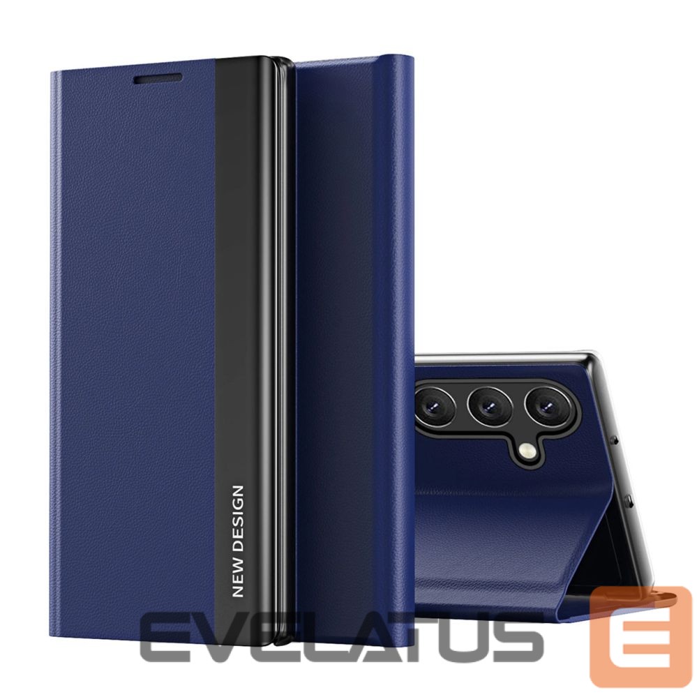 Nugarėlės dėklai Hurtel Sleep Case Pro Cover with Flip and Stand for Samsung Galaxy A56 - Blue