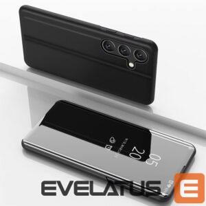 Aizmugurējais vāciņš Hurtel  Clear View Case for Samsung Galaxy A26 Cover with Flip - Black 