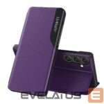 Tagakaaned Hurtel  Eco Leather View Case elegant case with flap and stand function for Samsung Galaxy A26 - purple 