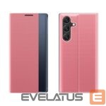 Back panel cover Hurtel  New Sleep Case Flip Cover with Stand Function for Samsung Galaxy A26 - Pink 