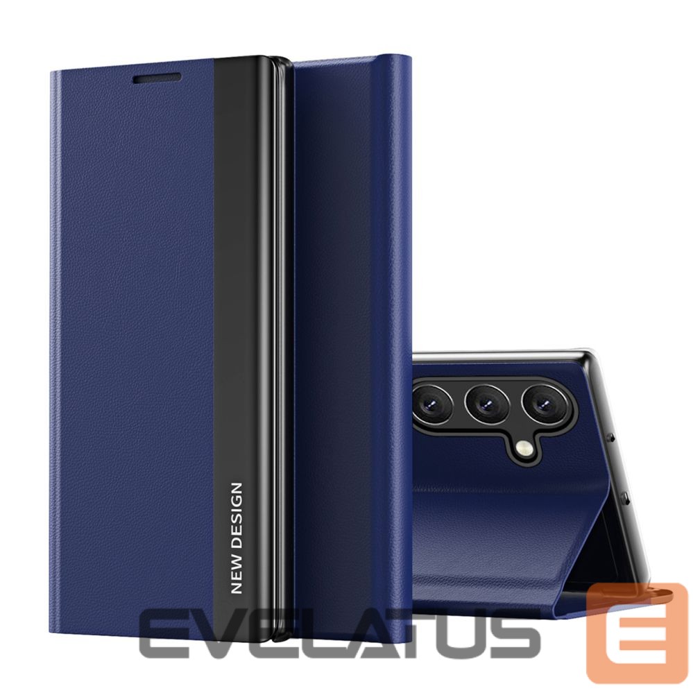 Nugarėlės dėklai Hurtel Sleep Case Pro Cover with Flip and Stand for Samsung Galaxy A26 - Blue