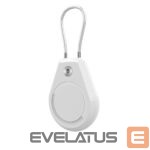 Tagakaaned Hurtel  Apple AirTag Case Waterproof with Steel Cable - White 