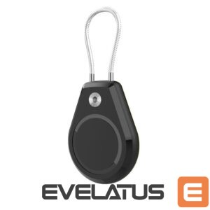 Aizmugurējais vāciņš Hurtel  Apple AirTag Case Waterproof with Steel Cable - Black + White (2 pieces) 