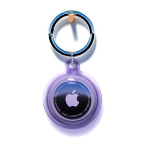 Aizmugurējais vāciņš Hurtel  Apple AirTag Case Waterproof - Purple 