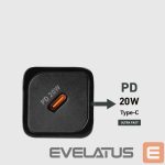 Adapter SBS  SBS TETRGAN1C20K 20W GaN USB-C Wall Charger with Power Delivery - Black 