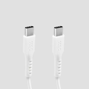 Kabelis SBS  SBS TECABLETCC10W USB-C Cable - USB-C Power Delivery 25W 1 m - white 