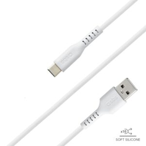 Kabelis SBS  SBS TECABLEMICROC15W USB-A - USB-C Cable 1.5m - White 
